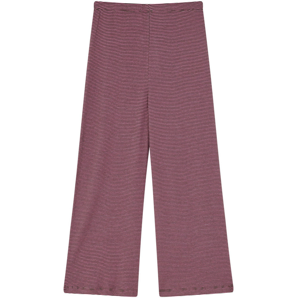 Køb Mads Nørgaard Rosin/Carmine Rose 2x2 Cotton Stripe Verona Bukser