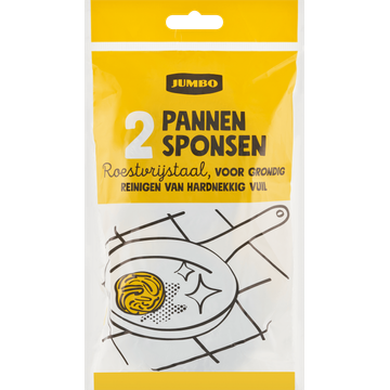 Jumbo Pannen Sponsen 2 Stuks