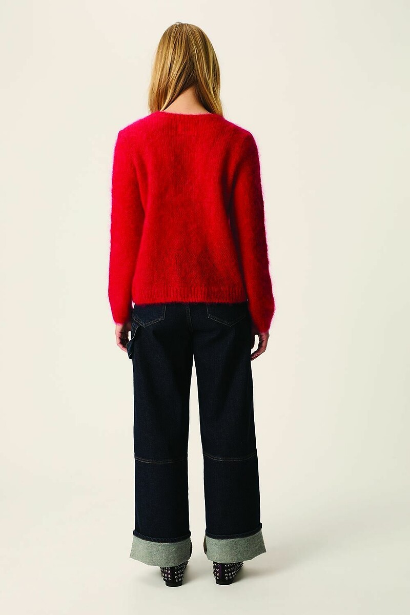 DES PETITS HAUTS<br>Trui com ronde hals, CHOUKY