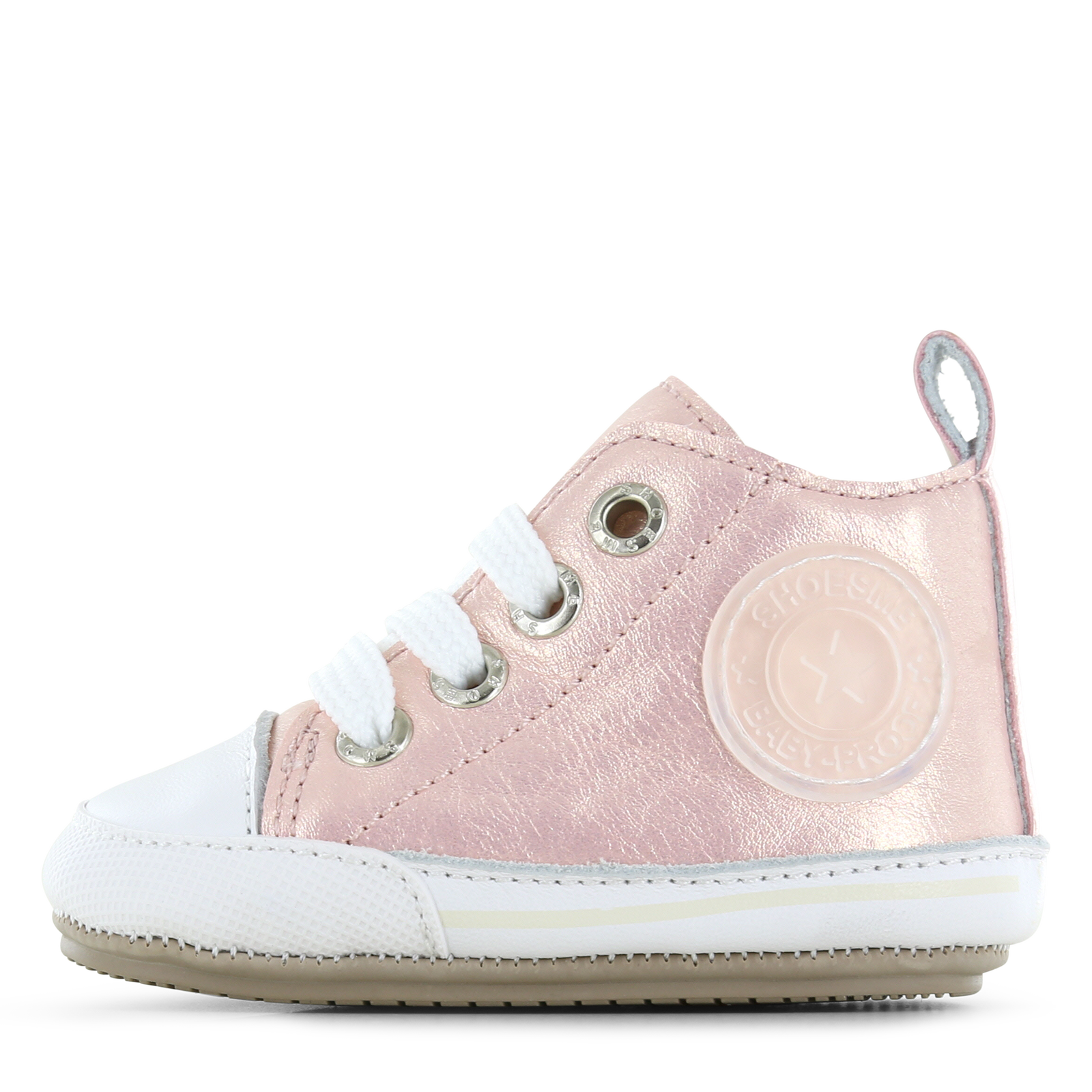 Shoesme metallic roze BABY-PROOF® schoentje Metallic, Microfiber leer | Mei