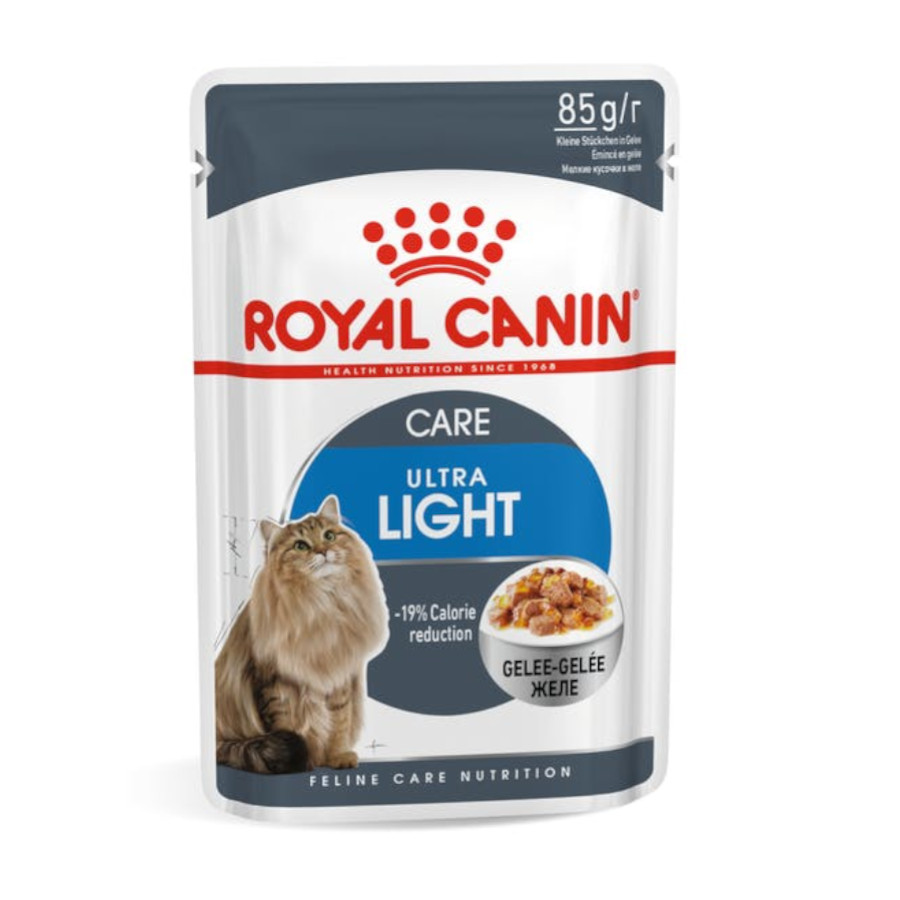 Royal Canin Ultra Light gelatina sobre para gatos