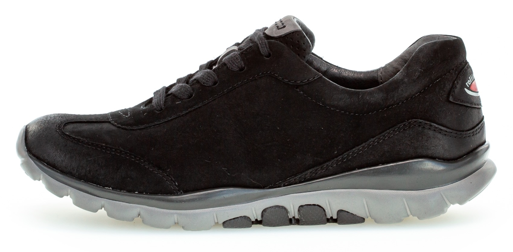 Gabor Rollingsoft Keilsneaker  mit Logoschriftzug an der Ferse, Freizeitschuh, Halbschuh, Schnürschuh