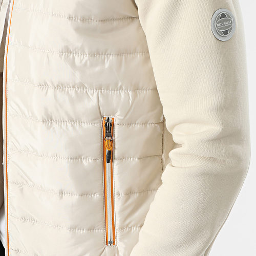 Veste Zippée Beige