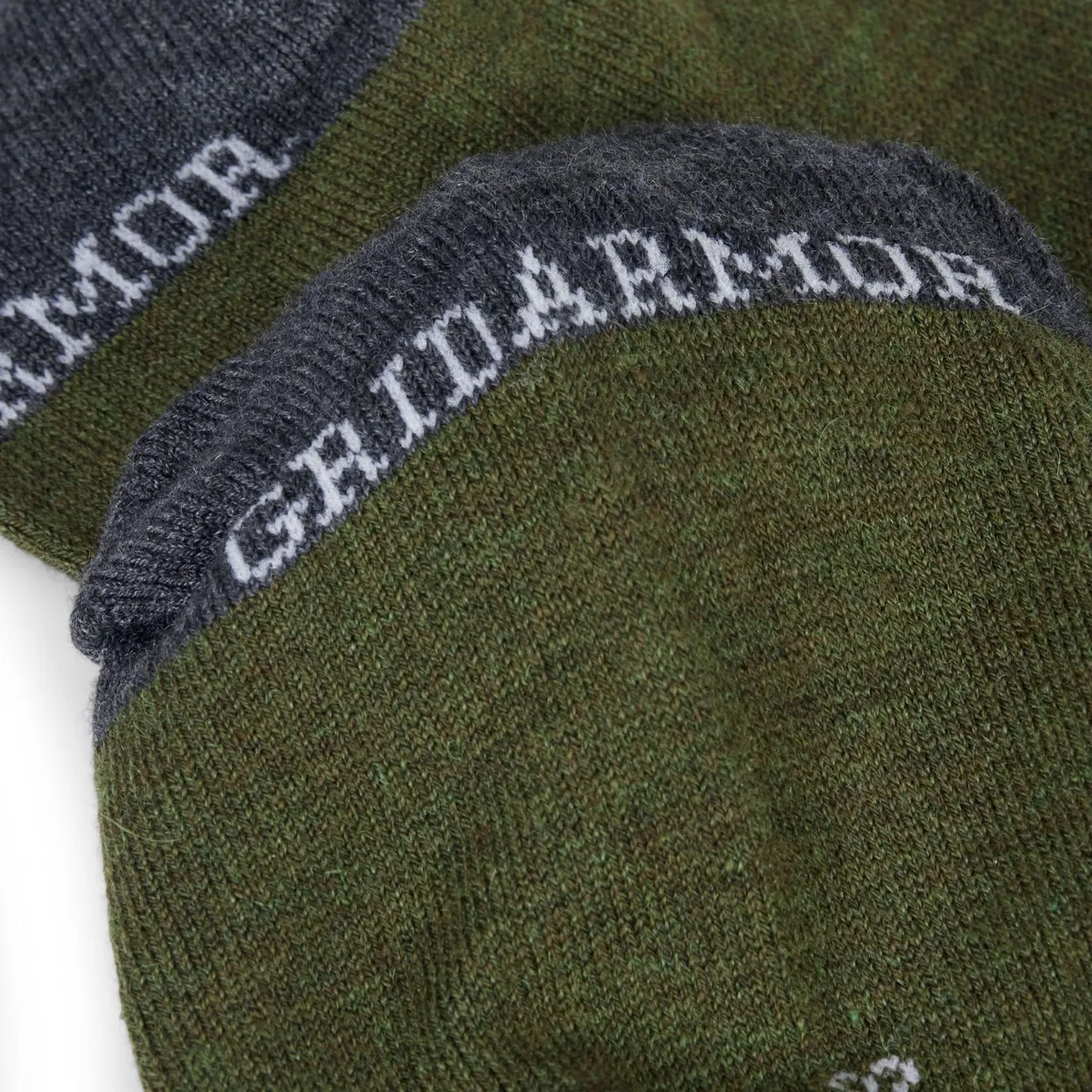 Gridarmor Heritage Merino Socks Green/Grey/White