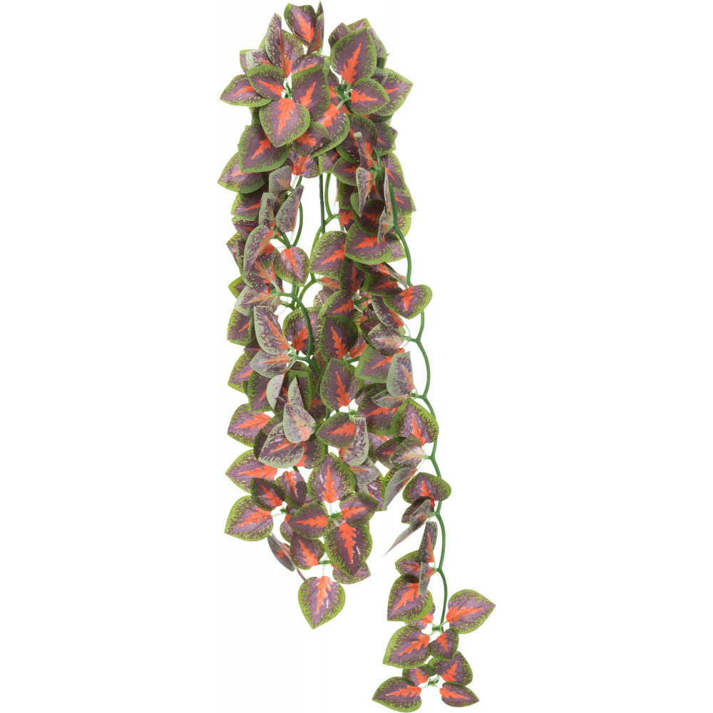 Plante en tissu à suspendre, folium perillae, pour reptiles 50 cm