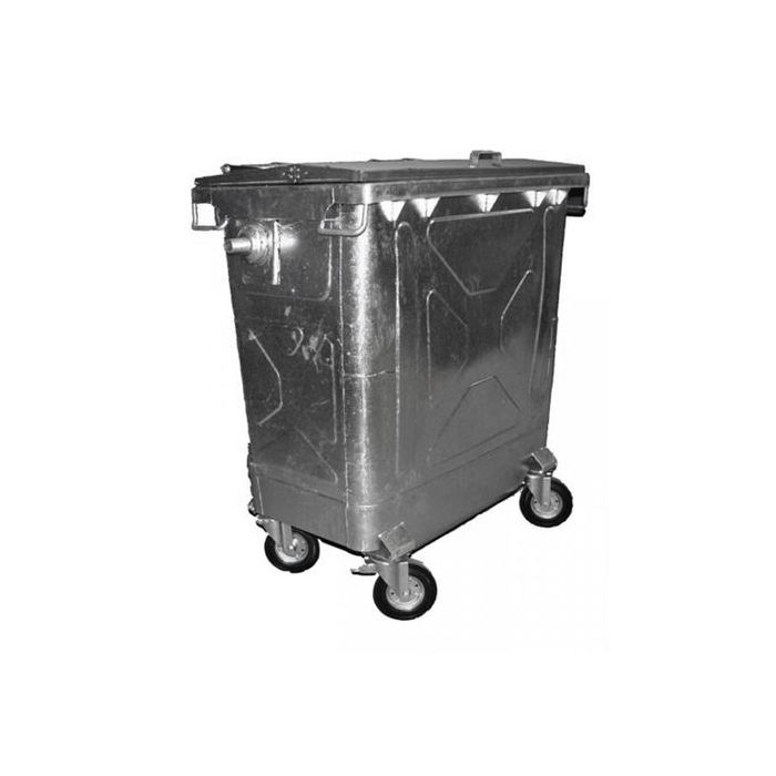Staal verzinkte Container 770 liter Vepa Bins 1360x770x1255cm (VB770100)