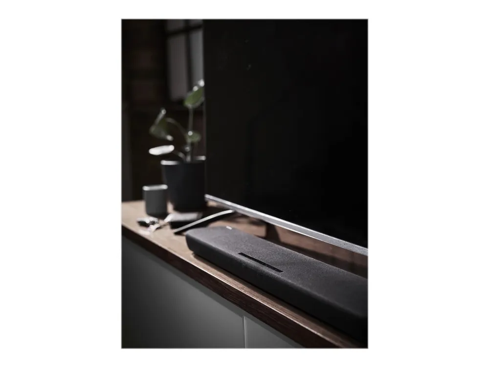 Yamaha YAS-109 - Soundbar - trådløs - Ethernet, Fast Ethernet, Wi-Fi, Bluetooth - trevejs - sort