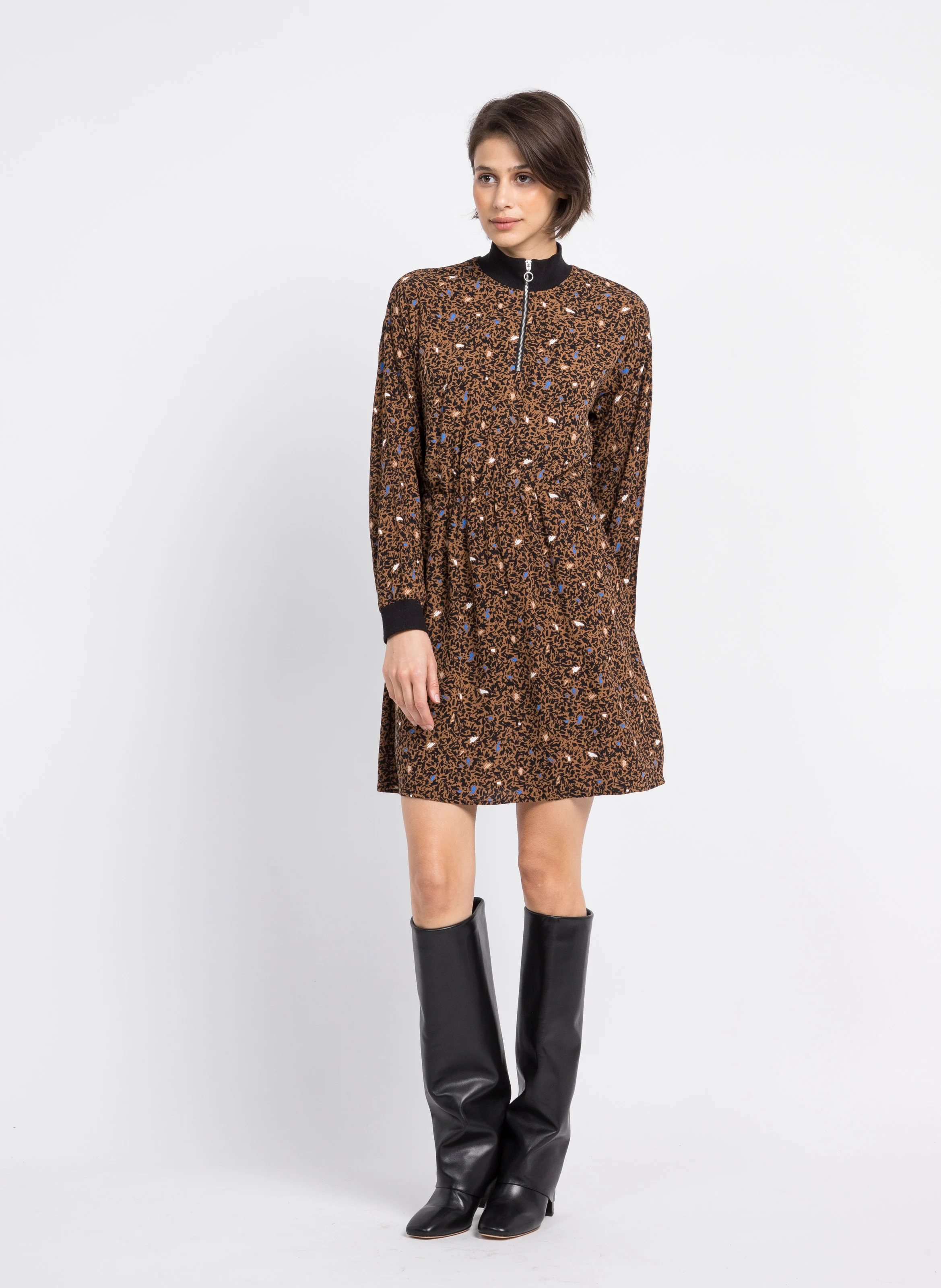 NOLAN - Bottes en cuir de veau| Noir