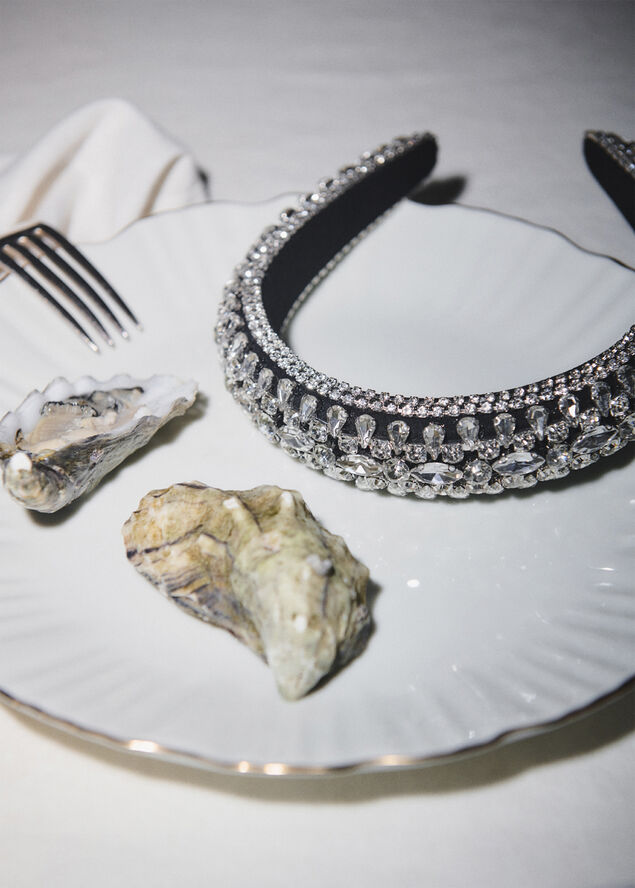DAY ET Day Crystal Hair Band Silver