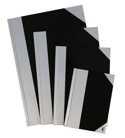 Bantex Notizbuch - Gefüttert - B5 - Schwarz/Grau