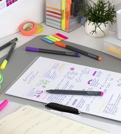 Faber-Castell Ink - Grip Tuschen - 30 st. - Pastel/Neon