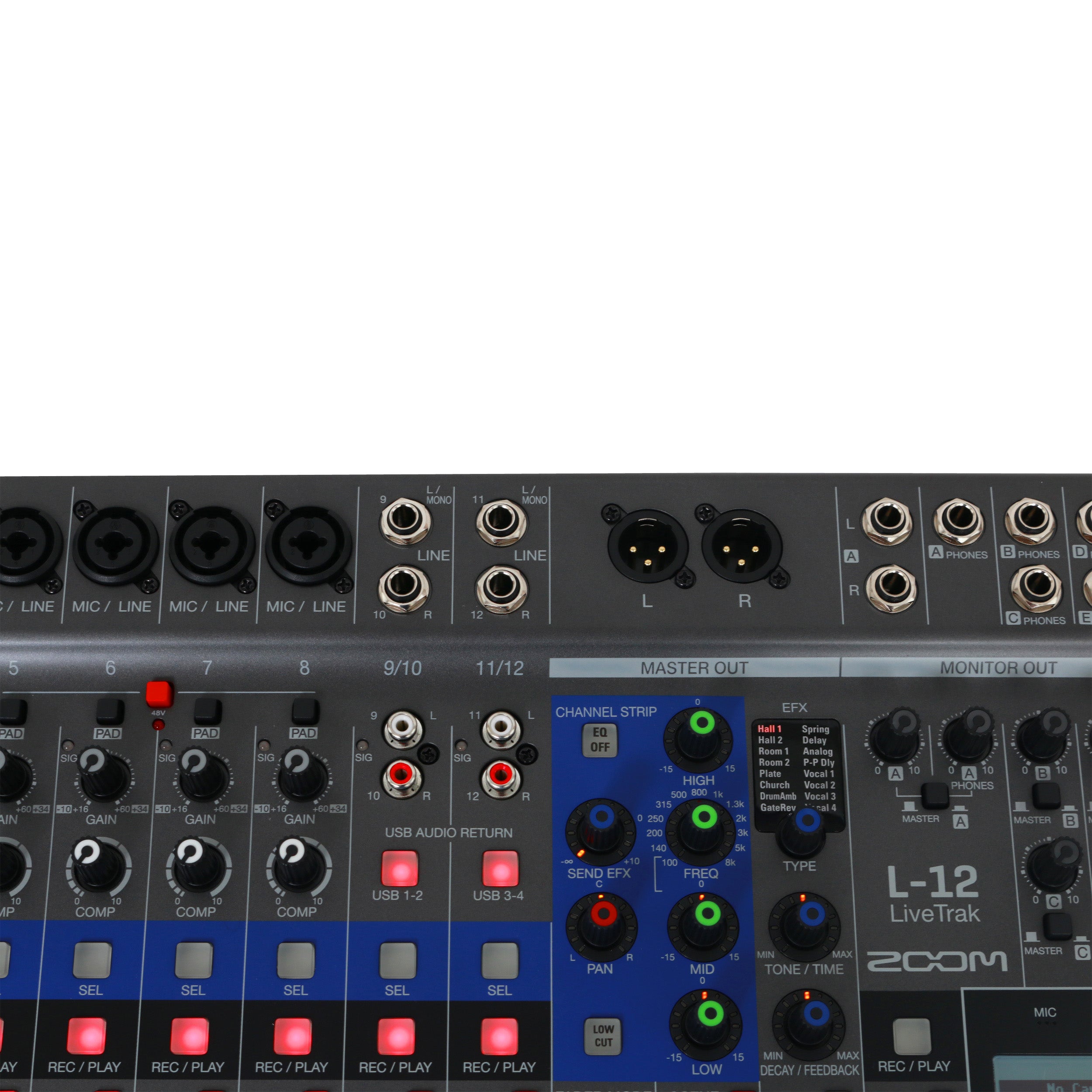 Zoom LiveTrak L-12 digitaal mengpaneel