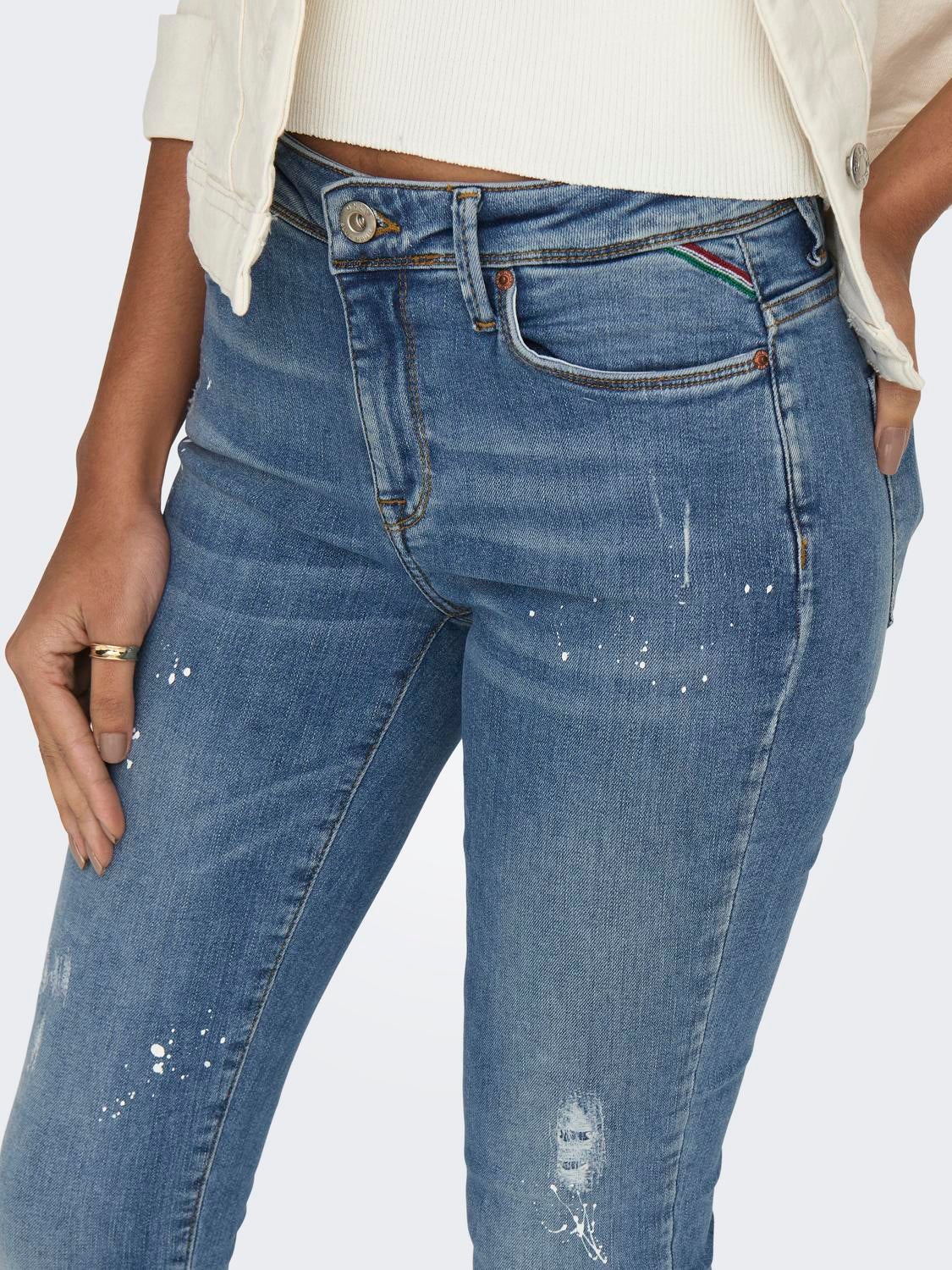 ONLSHAPE Mittlere Taille Skinny Fit Jeans Medium Blue Denim
