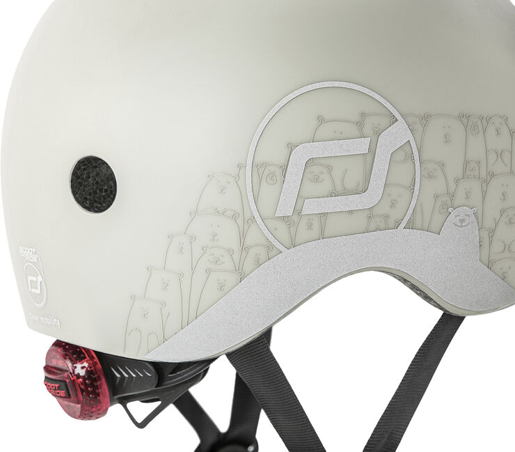 Scoot & Ride Helmet XXS reflective ash Beige