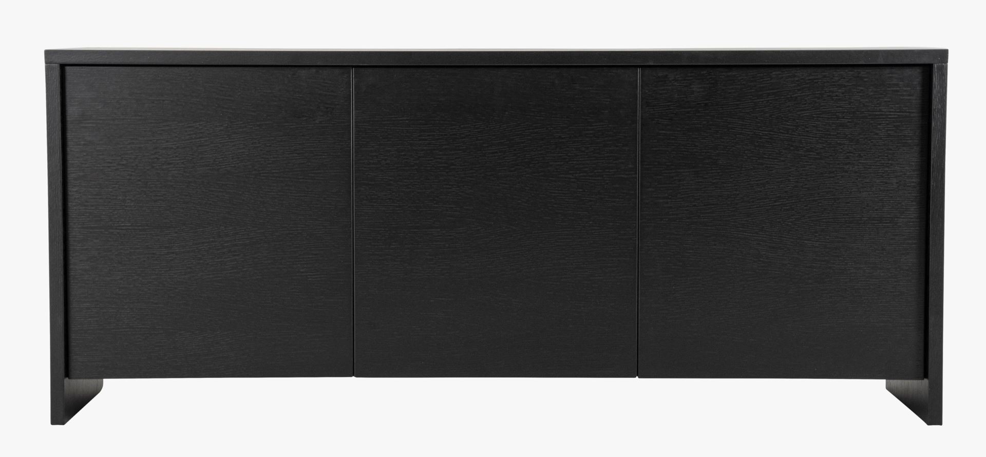 Skjenk svart - 180x40x76 cm