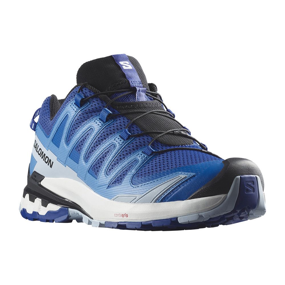 Salomon XA PRO 3D V9 - Chaussures trail Homme surf the web/ibiza blue/white
