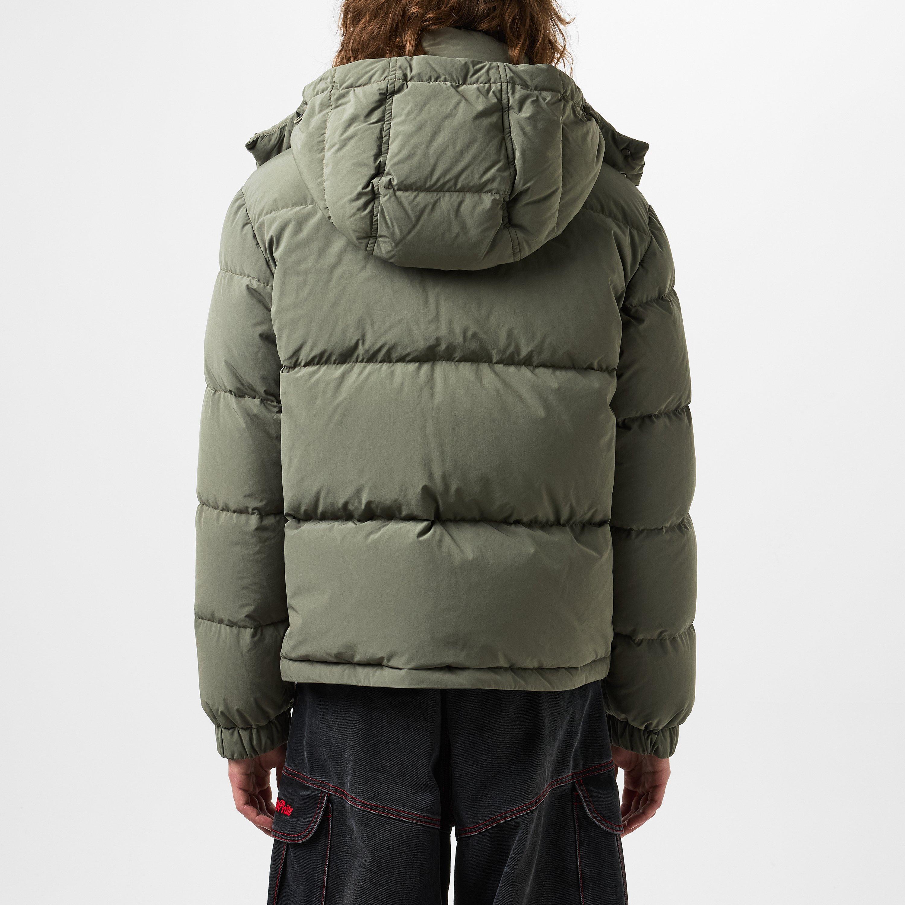 Off White Patch Puffer Jacket