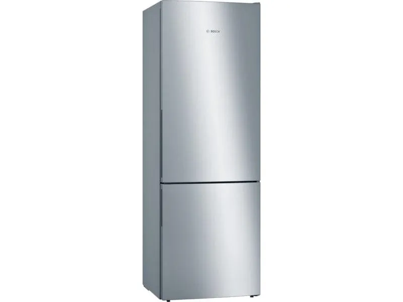 Bosch Serie | 6 KGE49AICA - Køleskab/fryser - bund-fryser - bredde: 70 cm - dybde: 65 cm - højde: 201 cm - 419 liter - Klasse C - rustfrit stål