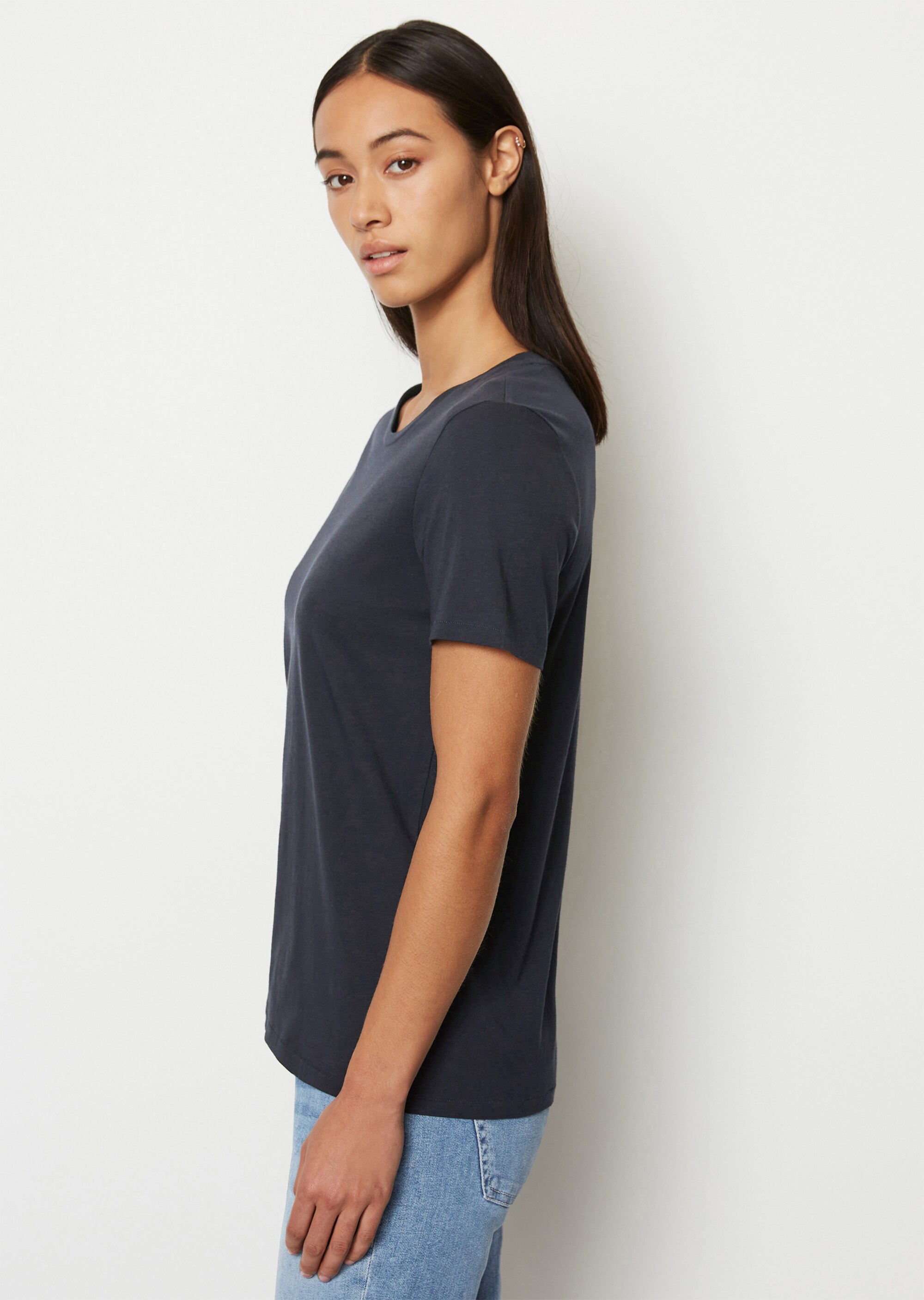 Rundhals-T-Shirt regular aus Organic Cotton