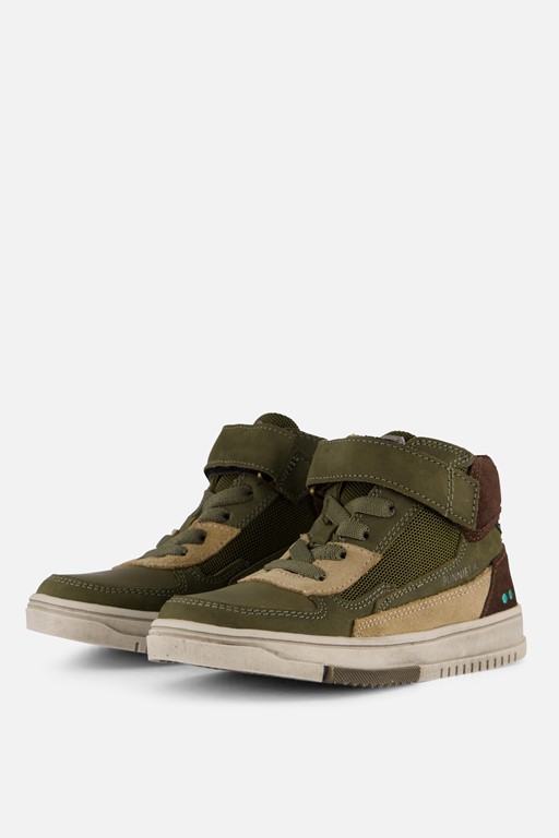 BunniesJR Veterschoenen groen Leer