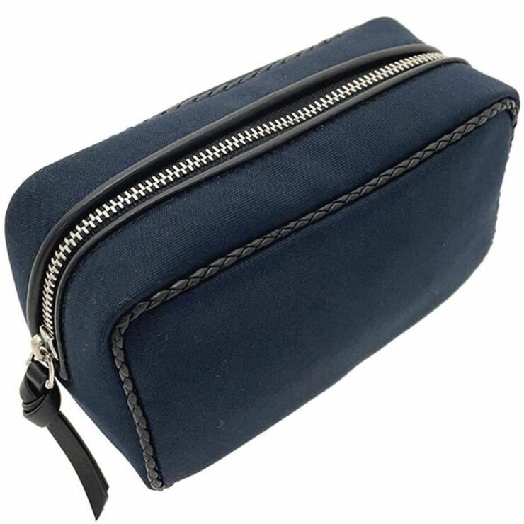 Bottega Veneta Vintage Bottega Veneta Pouch Navy