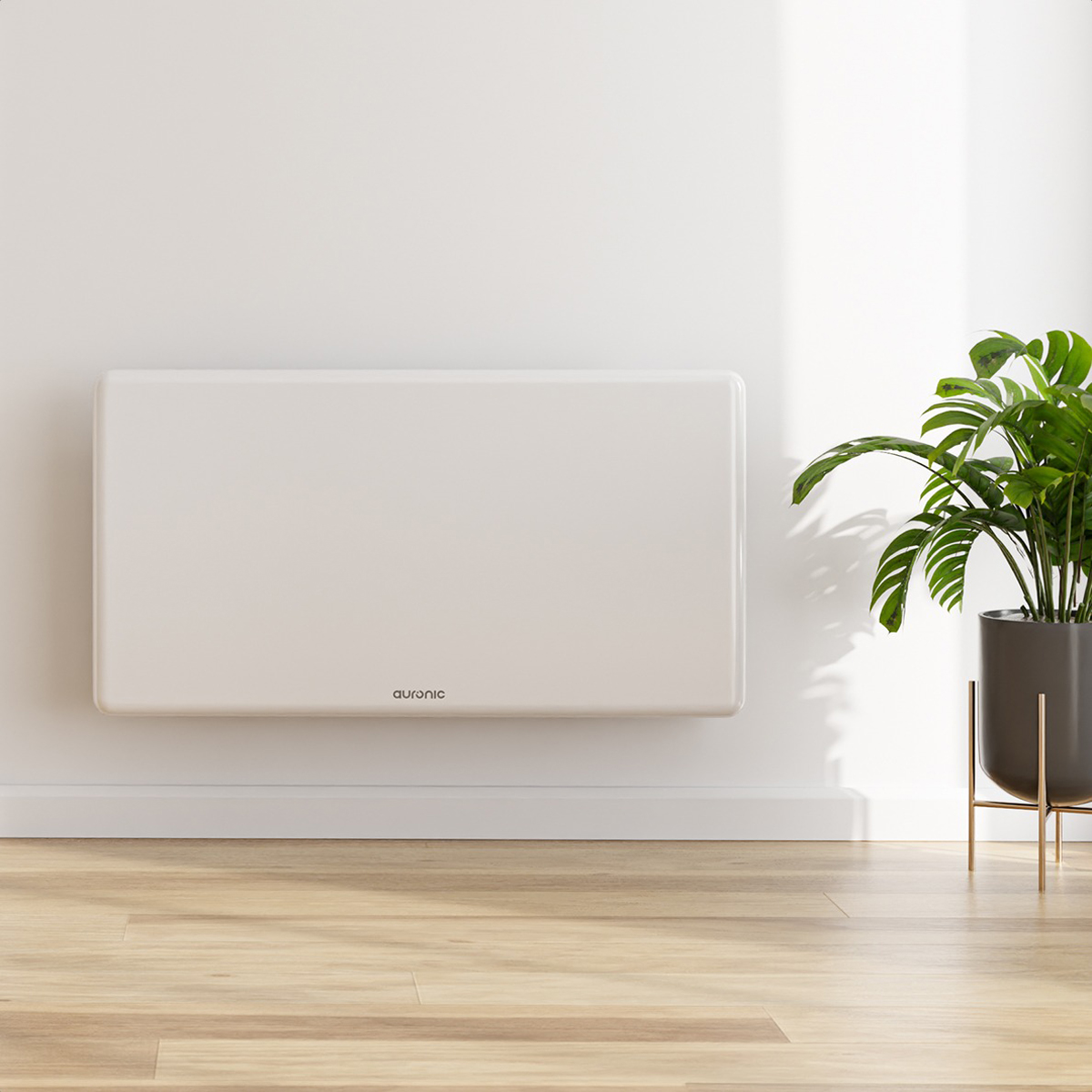 Auronic 2000 watt metalen paneel convectorkachel -  White