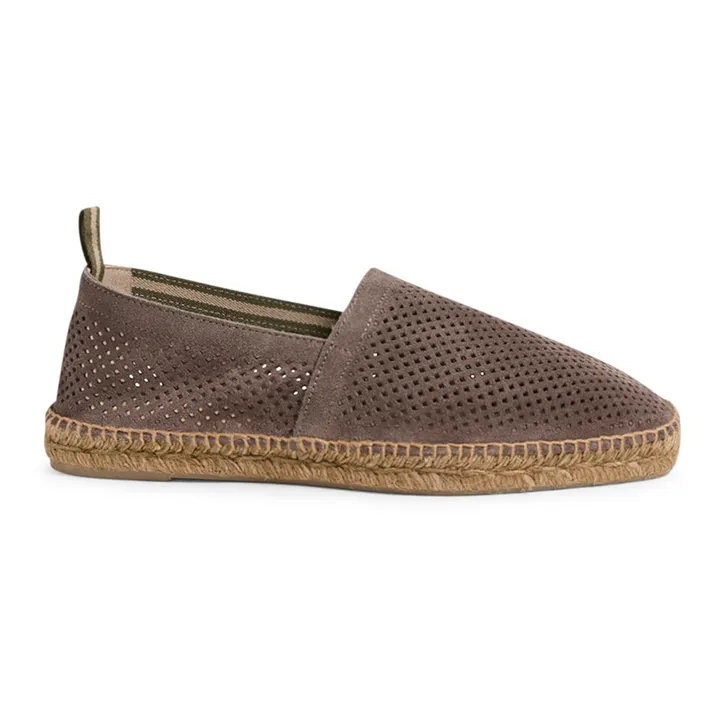 Castaner Espadrilles Pablo Suède Perforées | Taupe