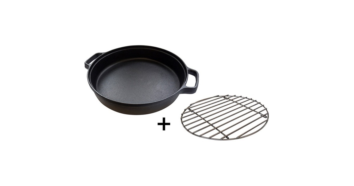 CampingazCulinary Modular gietijzeren braadpan bak-/braadpan  (Zwart/roestvrij staal)