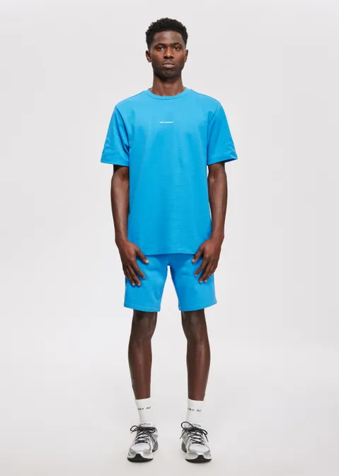 Korte broek met logo blauw (BLW)