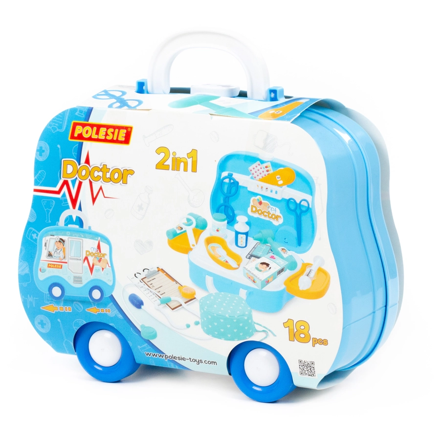POLESIE® Doktorset Nr.17, 18-tlg. im Koffer