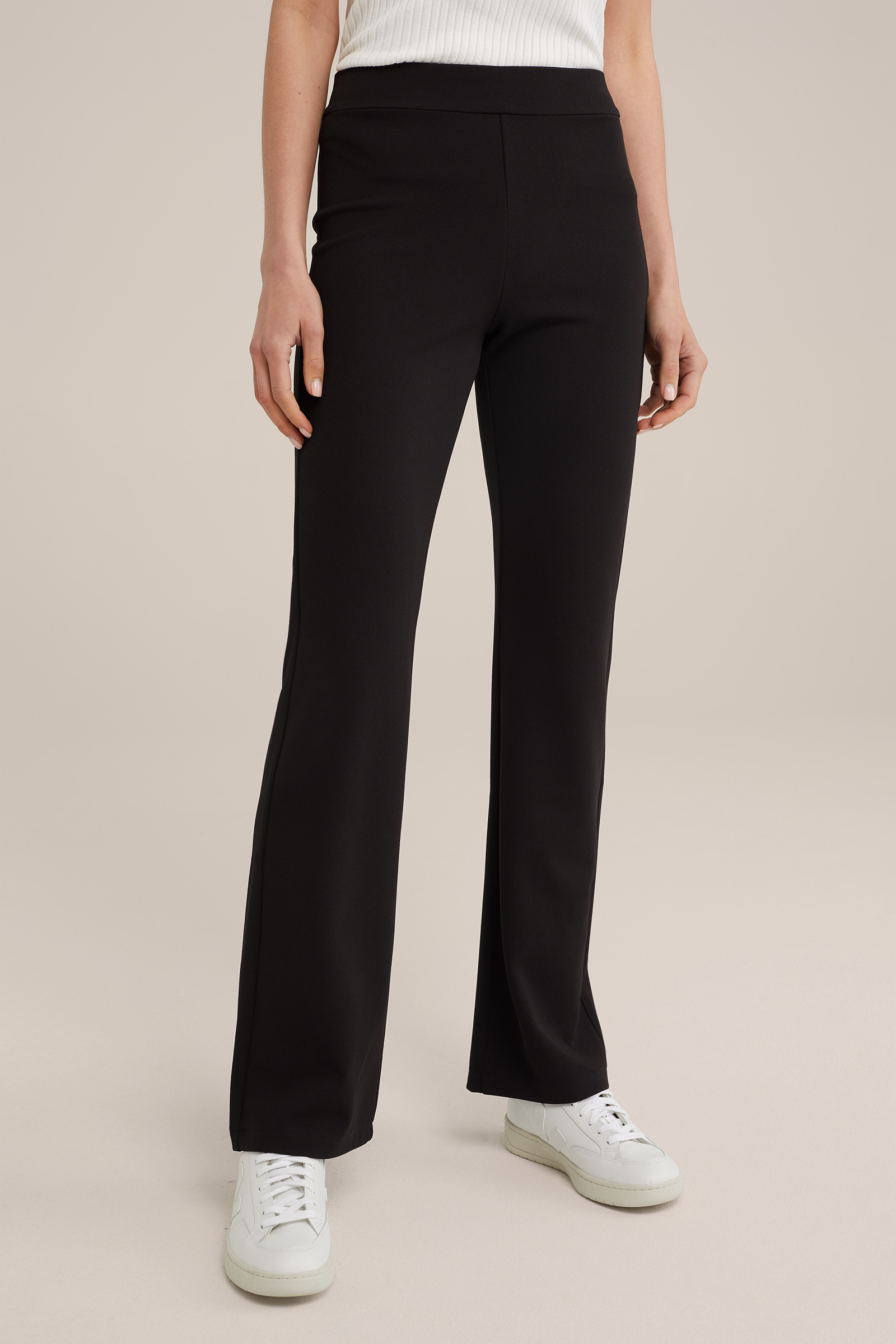 flared legging WE Fashion Zwart