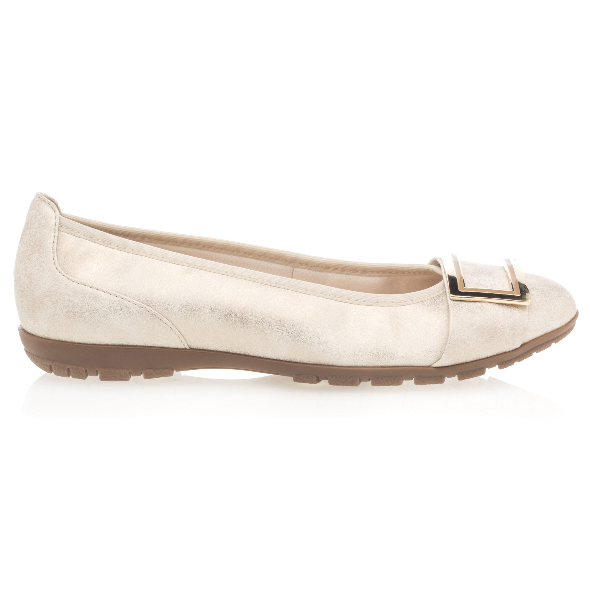 Ballerines Femme or