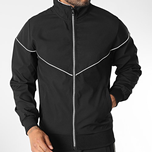 Ensemble Veste Zippée Et Pantalon Jogging XP153 Noir