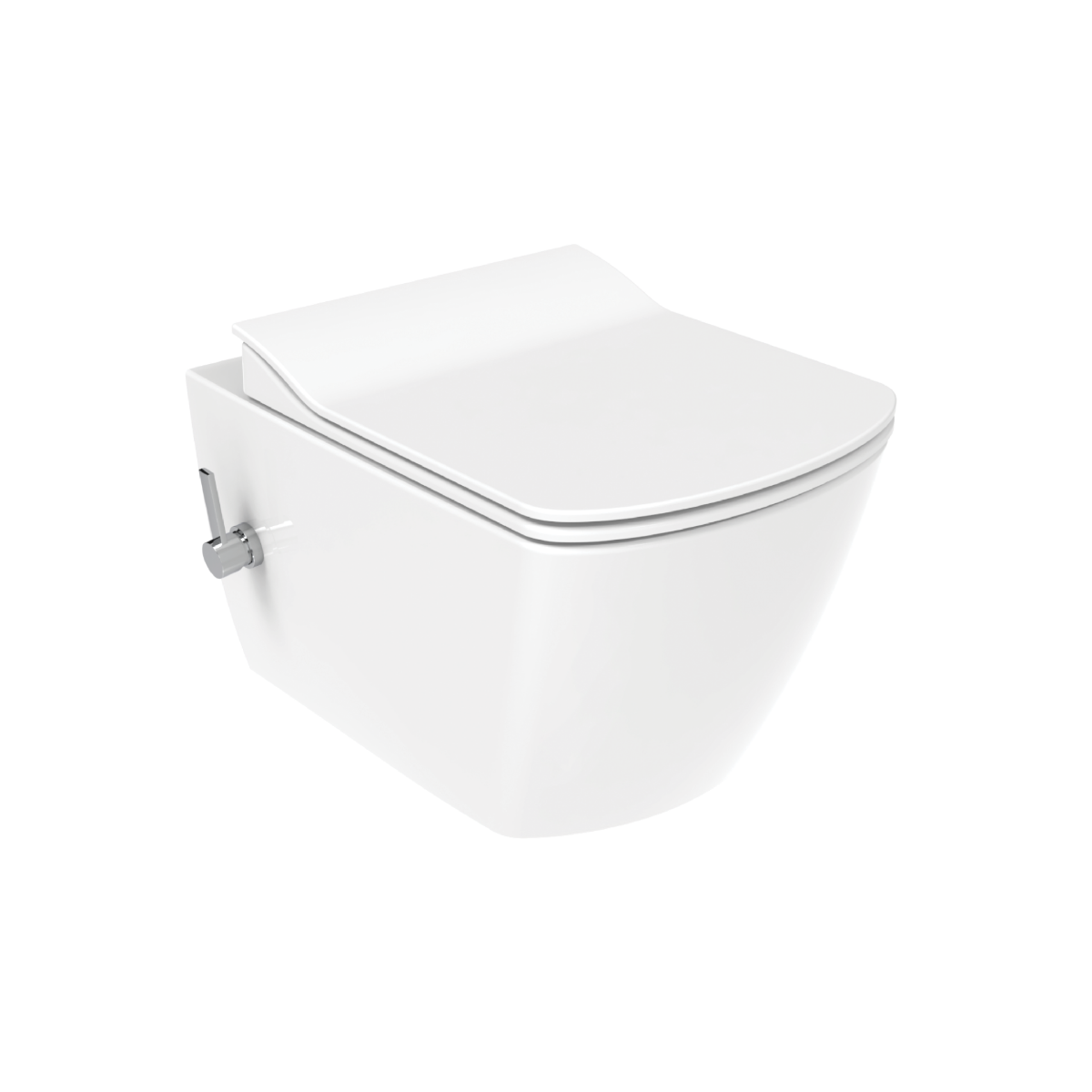 SaniGoods Cody douche wc met bidetkraan koud water wit glans