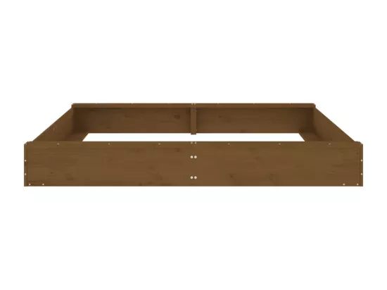 Bac à sable jeu bois marron 160 x 160 x 20 cm 02_0041522
