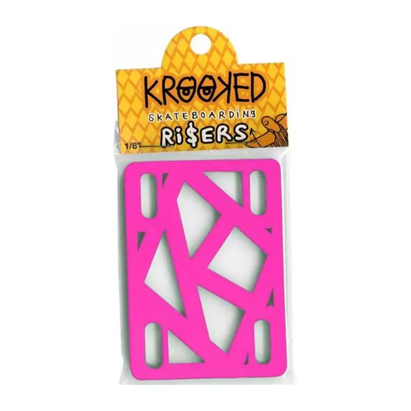 Pads Skateboard KROOKED Pads Jeu De 2 0.125 Pouce Pink Soft