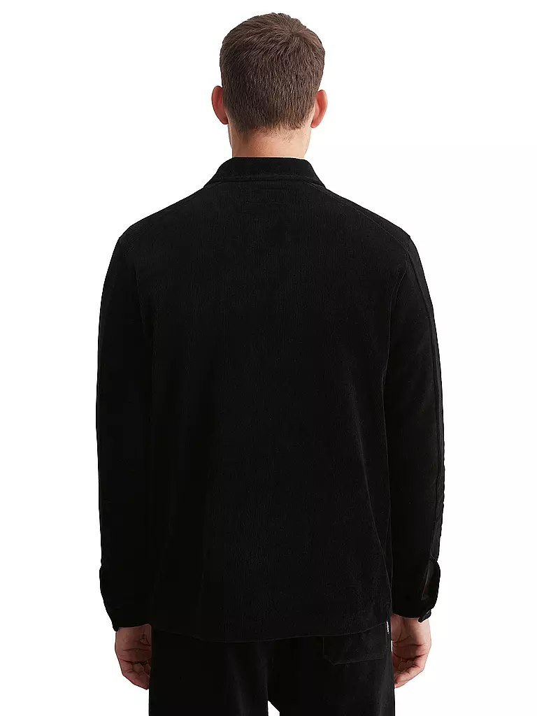 MARC O'POLO Samtjacke  schwarz
