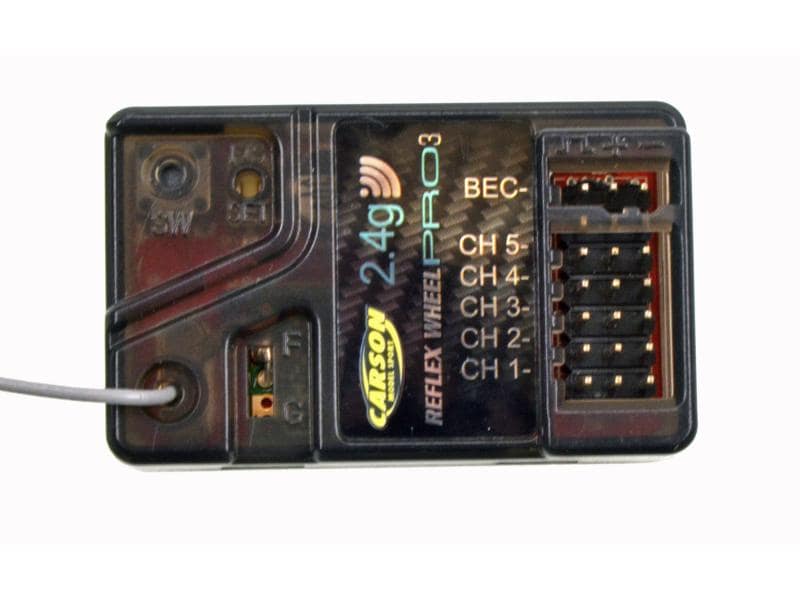 Carson Empfänger Reflex Wheel PRO3 Wasserdicht BEC 2.4-GHz-Empfänger