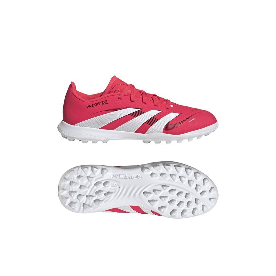 adidas Predator League TF Pure Victory - Lucid Red/Blanc/Noir Enfant