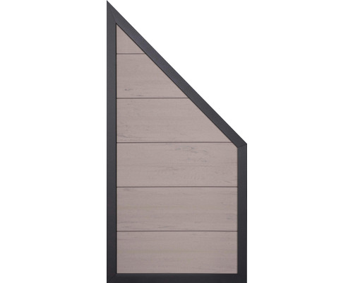 GroJa Novara eindelement, voorgemonteerd zonder palen, frame antraciet, 90 x 180/90 cm, zand