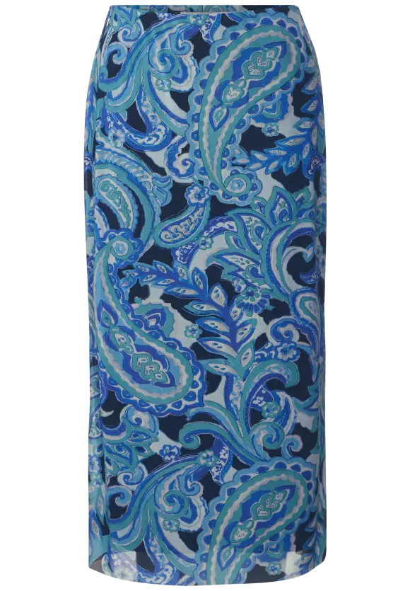 Paisley Mesh Rock - intense aqua