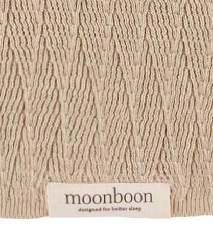 Moonboon Decke - Strick - 100x80 cm - Rose Laut