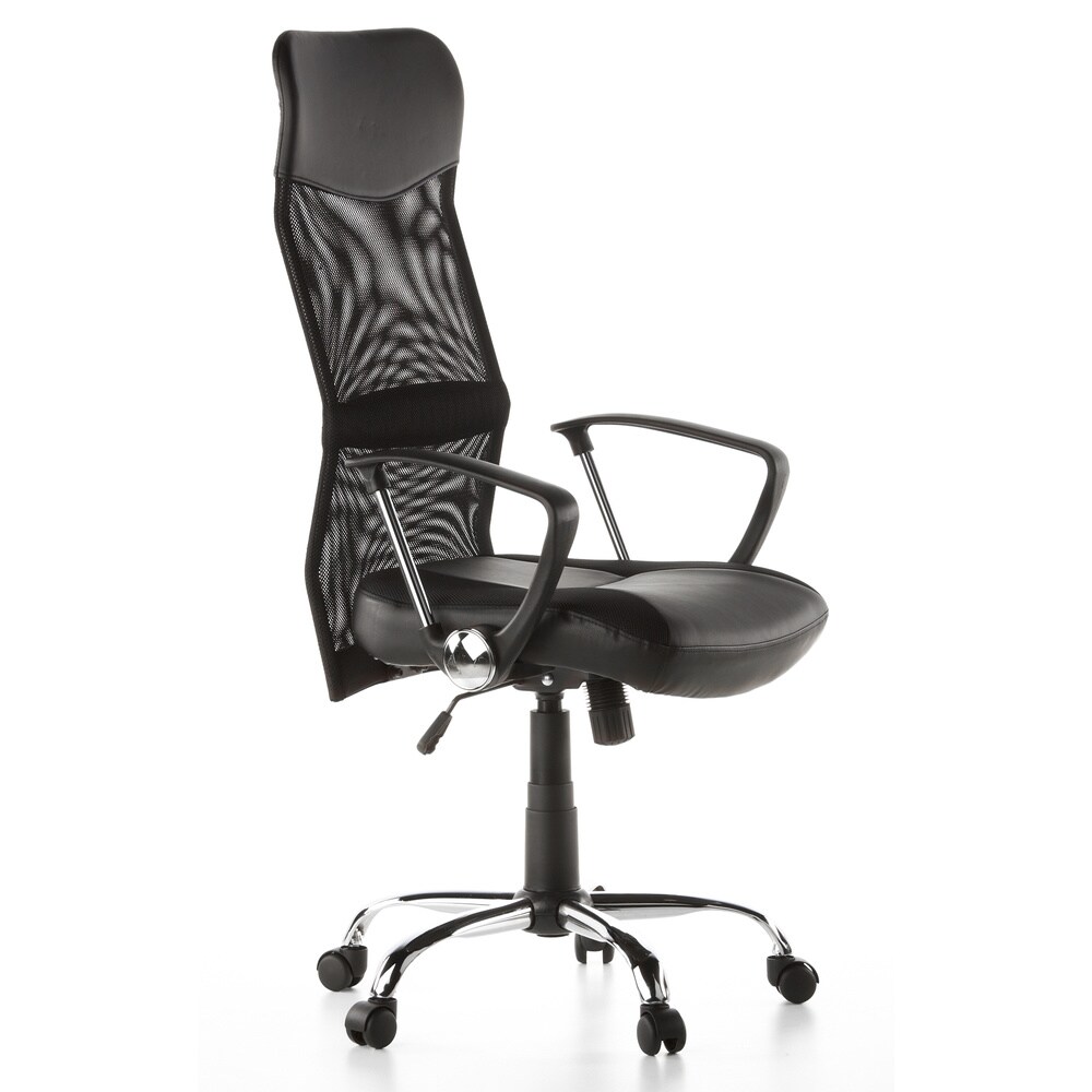 Home Office Chefsessel ARTON 20 Kunstleder/Netzstoff mit Armlehnen hjh OFFICE