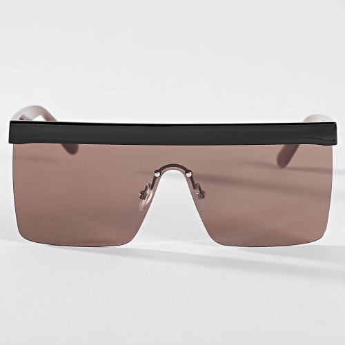 Lunettes De Soleil Noir Marron