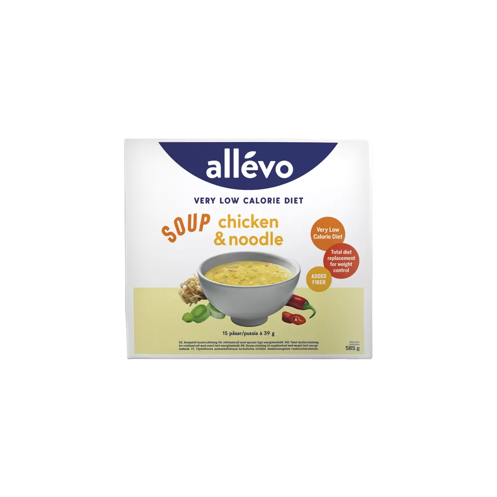 Allévo VLCD Soup Chicken & Noodle - 15x39 g
