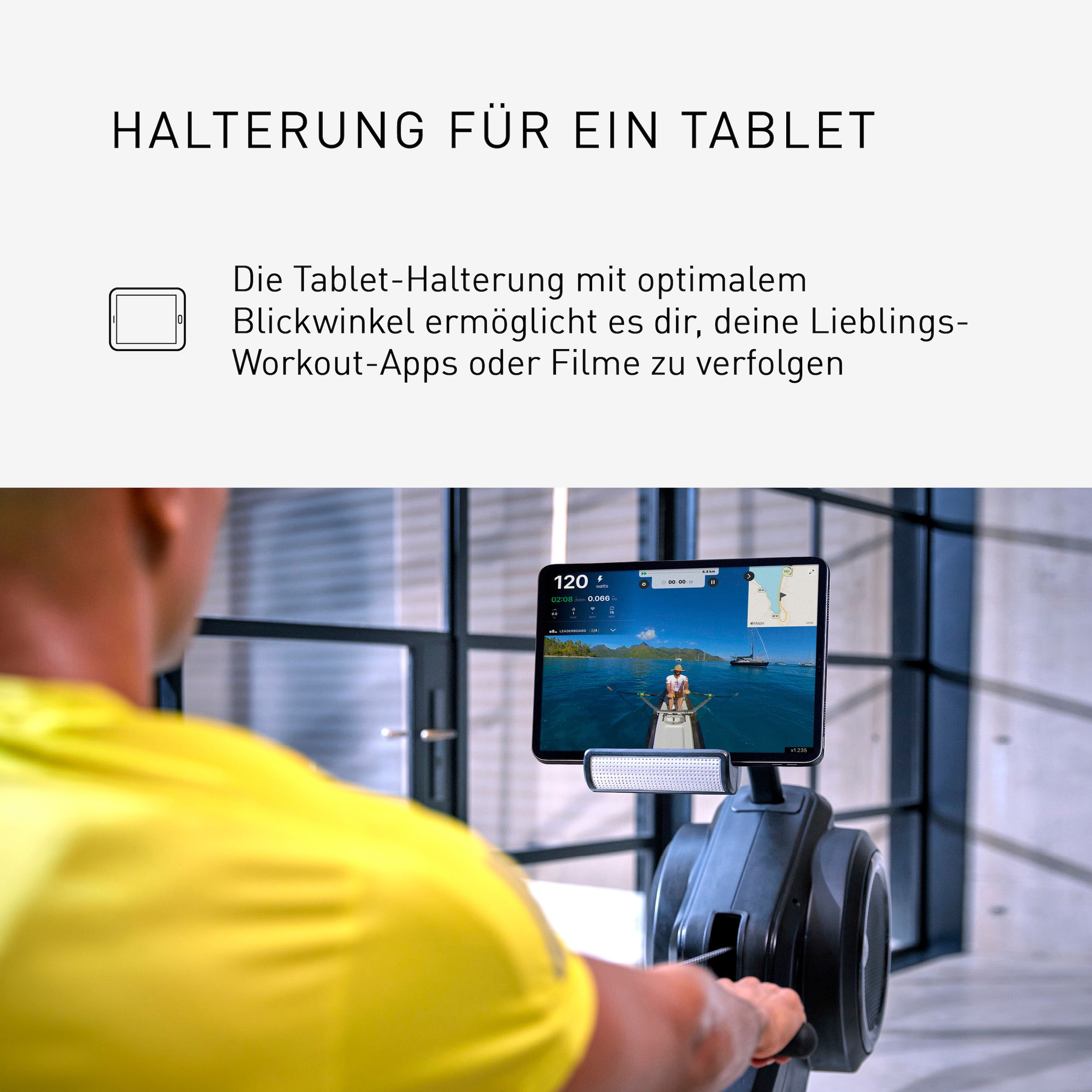 adidas Performance Rudergerät »Rudergerät R-21x« Rudermaschine, 16 Widerstandsstufen