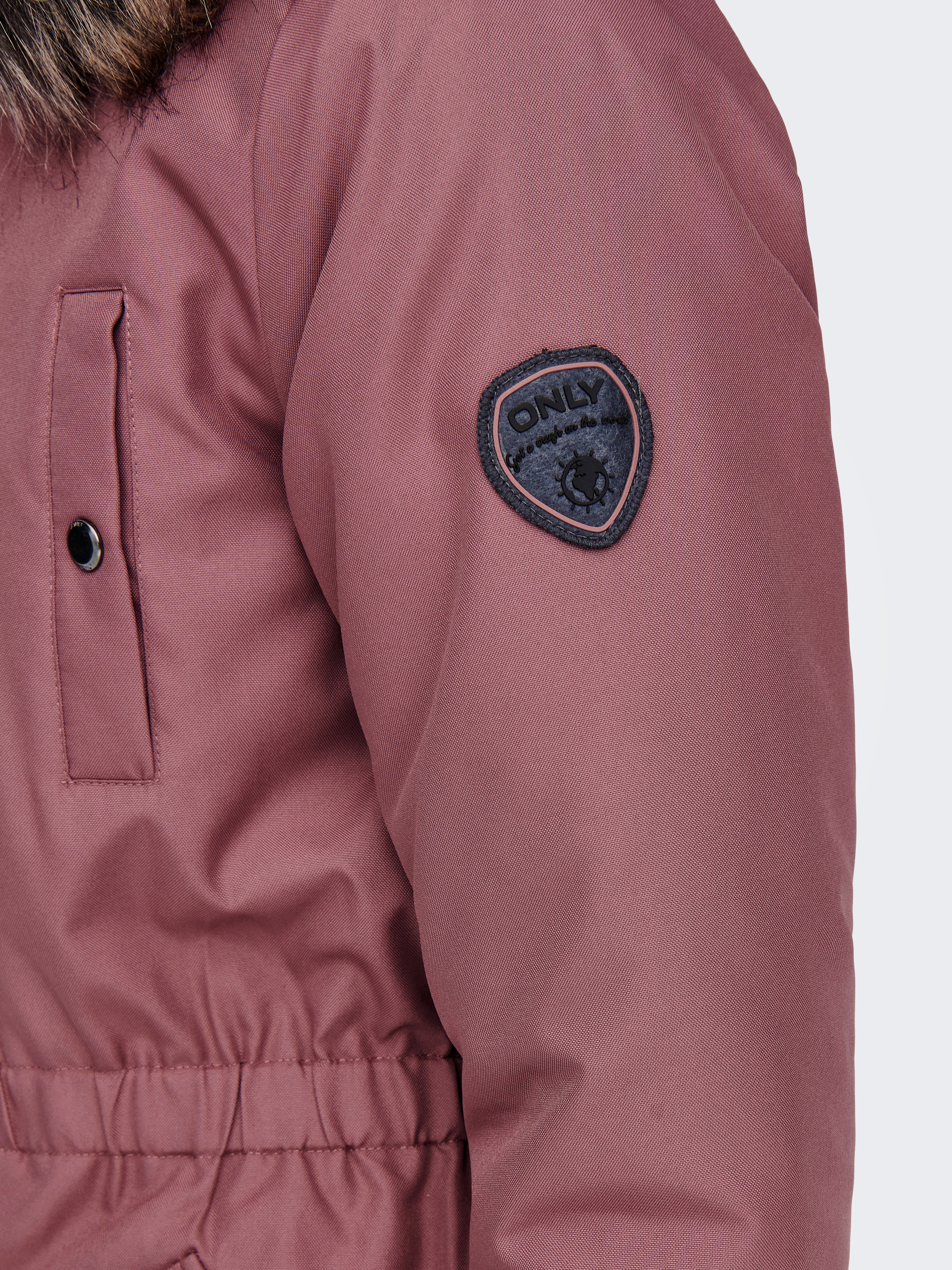 ONLIRIS Langer Parka Rose Brown