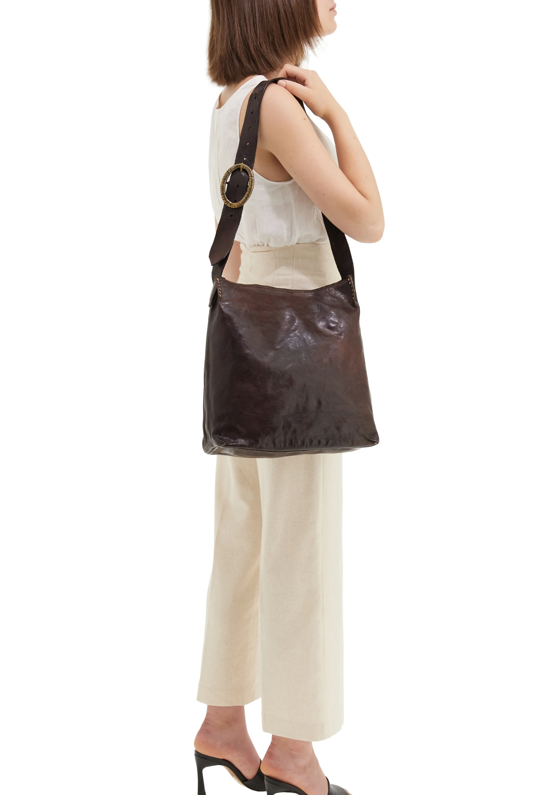 ARDESIA - Sac porté épaule | Marron