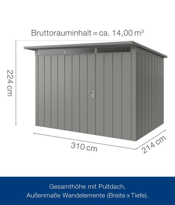 Hörmann Metallgerätehaus Juno JPD12 M-Sk