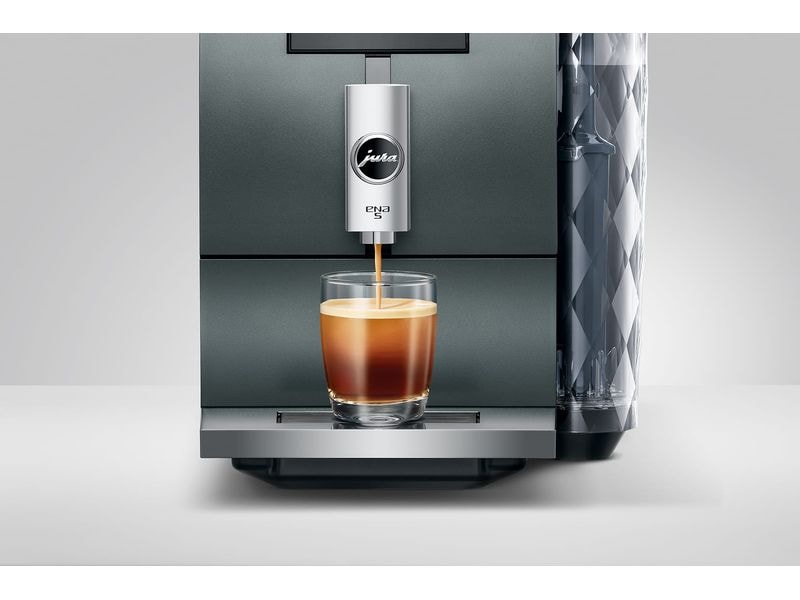 JURA Kaffeevollautomat ENA 5 Night Inox (SA) Vollautomatische Kaffeemaschine